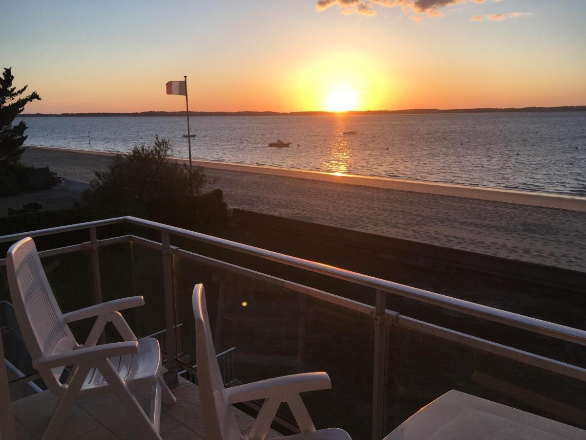 Appartement Arcachon Perreire Premiere Ligne Les Pieds Dans L Eau Vue Magnifique Sur Le Bassin Ngoại thất bức ảnh