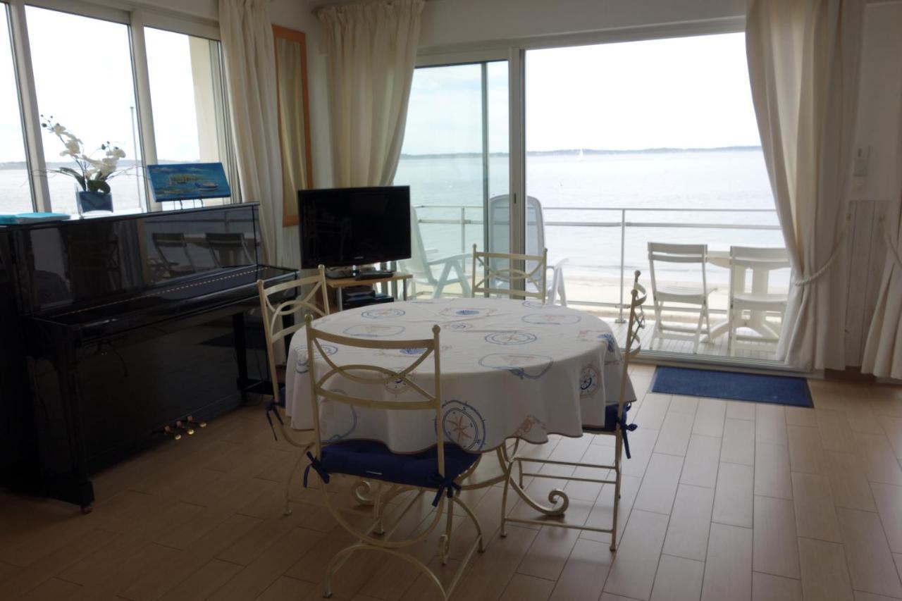Appartement Arcachon Perreire Premiere Ligne Les Pieds Dans L Eau Vue Magnifique Sur Le Bassin Ngoại thất bức ảnh