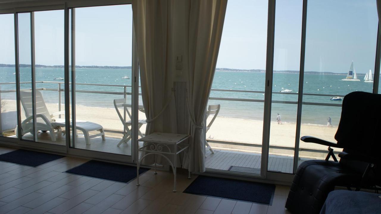 Appartement Arcachon Perreire Premiere Ligne Les Pieds Dans L Eau Vue Magnifique Sur Le Bassin Ngoại thất bức ảnh