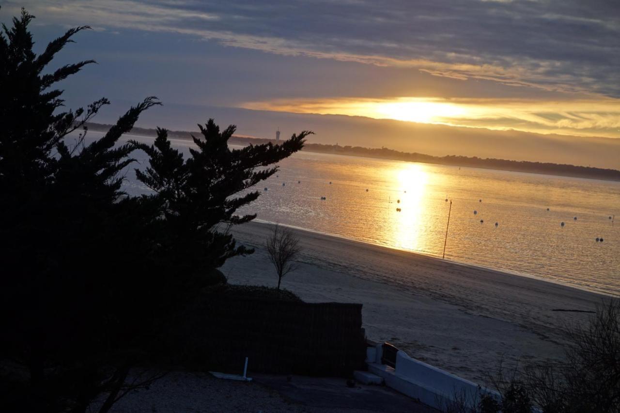 Appartement Arcachon Perreire Premiere Ligne Les Pieds Dans L Eau Vue Magnifique Sur Le Bassin Ngoại thất bức ảnh