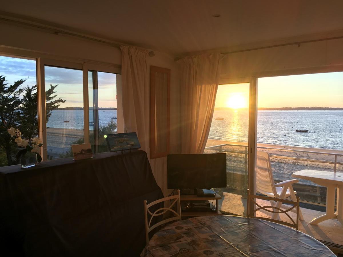 Appartement Arcachon Perreire Premiere Ligne Les Pieds Dans L Eau Vue Magnifique Sur Le Bassin Ngoại thất bức ảnh
